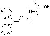 structure of CAS# 84000-07-7, Fmoc-N-Methyl-L-alanine