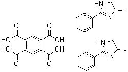 CAS # 84041-63-4, 4,5-Dihydro-4-methyl-2-phenyl-1H-imidazole 1,2,4,5-benzenetetracarboxylate (2:1)