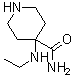 4-(乙基氨基)哌啶-4-甲酰胺分子结构 (CAS 84100-54-9)