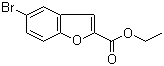 structure of CAS# 84102-69-2, Ethyl 5-bromobenzofuran-2-carboxylate