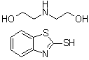 2-Benzothiazolethiol, compd. with 2,2'-iminodiethanol molecular structure (CAS 84145-29-9)