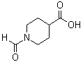 structure of CAS# 84163-42-8, 1-Formyl-4-piperidinecarboxylic acid