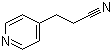 4-吡啶丙腈分子结构 (CAS 84200-06-6)
