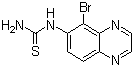 structure of CAS# 842138-74-3, N-(5-溴喹喔啉-6-基)硫脲