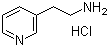 structure of CAS# 84359-16-0, 3-(2-Aminoethyl)pyridine hydrochloride