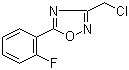 CAS # 844499-00-9, 3-(Chloromethyl)-5-(2-fluorophenyl)-1,2,4-oxadiazole