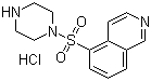 structure of CAS# 84468-24-6, 1-(5-异喹啉磺酰基)哌嗪盐酸盐