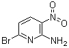 structure of CAS# 84487-04-7, 6-Bromo-3-nitropyridin-2-amine