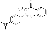 Methyl Red sodium salt molecular structure (CAS 845-10-3)