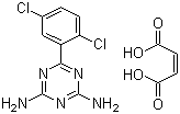 structure of CAS# 84504-69-8, Irsogladine maleate