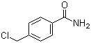 4-(氯甲基)苯甲酰胺分子结构 (CAS 84545-14-2)