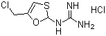 2-胍基-4-氯甲基噻唑盐酸盐分子结构 (CAS 84545-70-0)