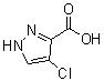 4-Chloro-1H-pyrazole-3-carboxylic acid molecular structure (CAS 84547-87-5)