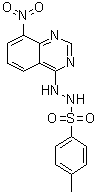 CAS 登录号：845509-38-8, 4-甲基苯磺酸 2-(8-硝基-4-喹唑啉基)酰肼