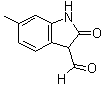 structure of CAS# 845655-53-0, 2,3-Dihydro-6-methyl-2-oxo-1H-indole-3-carboxaldehyde