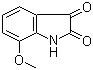 structure of CAS# 84575-27-9, 7-Methoxyisatin