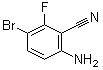 6-Amino-3-bromo-2-fluorobenzonitrile molecular structure (CAS 845866-92-4)