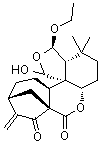 13-脱氧-10-O-乙基-8-羟基延命素分子结构 (CAS 845959-98-0)