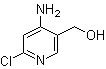 4-Amino-6-chloro-3-pyridinemethanol molecular structure (CAS 846036-96-2)