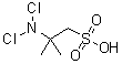 2-(二氯氨基)-2-甲基-1-丙烷磺酸分子结构 (CAS 846056-87-9)