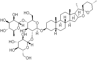 structure of CAS# 84633-34-1, Asparanin B