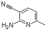structure of CAS# 84647-20-1, 2-Amino-6-methylnicotinonitrile