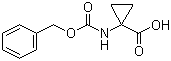structure of CAS# 84677-06-5, 1-(Cbz-amino)cyclopropanecarboxylic acid