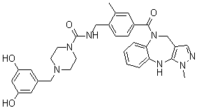 WAY 267464 molecular structure (CAS 847375-16-0)