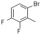 structure of CAS# 847502-81-2, 3,4-Difluoro-2-methylbromobenzene