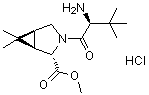 CAS # 847644-96-6, (1R,2S,5S)-3-[(2S)-2-Amino-3,3-dimethyl-1-oxobutyl]-6,6-dimethyl-3-azabicyclo[3.1.0]hexane-2-carboxylic acid methyl ester monohydrochloride