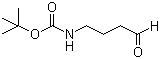 structure of CAS# 84766-90-5, N-(4-Oxobutyl)carbamic acid tert-butyl ester