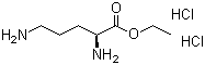 Ethyl L-ornithine dihydrochloride molecular structure (CAS 84772-29-2)