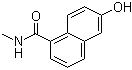 structure of CAS# 847802-91-9, 6-羟基-N-甲基-1-萘甲酰胺