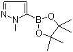 structure of CAS# 847818-74-0, 1-Methyl-1H-pyrazole-5-boronic acid pinacol ester
