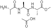 CAS # 84794-58-1, L-Alanyl-L-alanyl-L-alanine methyl ester monoacetate