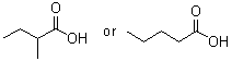 CAS # 84800-54-4, 2(or 4)-Methylbutanoic acid