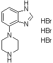 CAS 登录号：84806-71-3, 4-(1-哌嗪基)-1H-苯并咪唑三氢溴酸盐