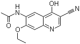3-Cyano-7-ethoxy-4-hydroxy-6-(acetylamino)quinoline molecular structure (CAS 848133-75-5)