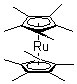 structure of CAS# 84821-53-4, Bis(pentamethylcyclopentadienyl)ruthenium