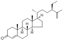 豆甾-4,25-二烯-3-酮分子结构 (CAS 848669-08-9)