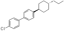 4-氯-4'-(反式-4-丙基环己基)-1,1'-联苯分子结构 (CAS 84867-99-2)