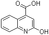 structure of CAS# 84906-81-0, 2-Hydroxyquinoline-4-carboxylic acid