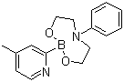 structure of CAS# 849100-03-4, 4-Methylpyridine-2-boronic acid N-phenyldiethanolamine ester
