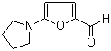structure of CAS# 84966-28-9, 5-(1-Pyrrolidino)-2-furaldehyde