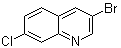 3-Bromo-7-chloroquinoline molecular structure (CAS 84973-05-7)