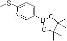 structure of CAS# 849934-89-0, 2-Methylthiopyridine-5-boronic acid pinacol ester