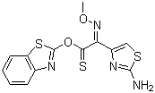 CAS # 84994-24-1, MAEM, Benzothiazol-2-yl (Z)-2-methoxyimino-2-(2-aminothiazole-4-yl)thioacetate