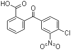2-(4-氯-3-硝基苯甲酰)苯甲酸分子结构 (CAS 85-54-1)