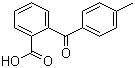 structure of CAS# 85-55-2, 2-(4-Methylbenzoyl)benzoic acid