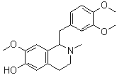 CAS # 85-65-4, Pseudolaudanine, 1-[(3,4-Dimethoxyphenyl)methyl]-1,2,3,4-tetrahydro-7-methoxy-2-methyl-6-isoquinolinol